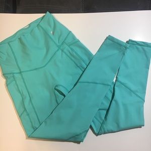 Figureslim highwaist heart booty aqua leggings